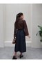 Denim Slit Skirt - 5