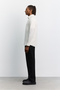 Men's Ecru Bottom-Bottomed Collar Soft Touch Long Sleeve Comfort Fit Shirt A62Y2021 - 6
