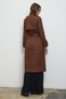 Valora Quilted Coat Brown - 6