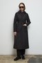 Quilted Coat Black