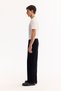 Men's Black Cotton Soft Touch Baggy Fit Velvet Trousers A52Y3001 - 3