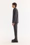Men's Anthracite Button down Collar 100% Cotton Oxford Soft Touch Regular Fit Shirt A52Y2048 - 3