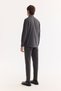 Men's Anthracite Button down Collar 100% Cotton Oxford Soft Touch Regular Fit Shirt A52Y2048 - 4