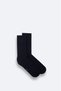 Men's Navy Blue Plain Bamboo Socks B008505 - 2
