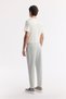 Men's Light Gray Classic Waist Cotton Jersey Carrot Fit Pants A51Y3013 - 3