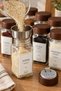 12-Piece Minimal Acacia-Lid Glass Spice Jar Set + 15-Piece Bucolic Design Labeled - 3