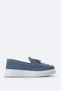 Men's Indigo 100% Suede Leather Loafers A41Y8029