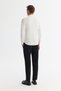 Men's White Classic Collar Flexible Technical Fabric Slim Fit Shirt A42Y2122 - 5