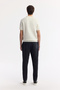Men's Ecru Polo Neck Cotton Knit Regular Fit T-Shirt A51Y5040 - 4