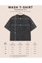 Printed'77' Patch Embroidered Washable Oversized T-Shirt - 7