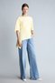 100% Cotton Slim Fit Crew Neck Short Sleeve Basic T-Shirt with Drawstring Detail I8094Ax26Au - 2