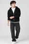 Mbey Oversize Hooded Zippered Sweatshirt Unisex - 5