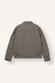 Regular Fit Polo Collar Checkered Pocket Lined Zippered Coat H2628Ax26Au - 8