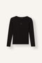 Okul Fitted Crew Neck Heart Patterned Ribbed Camisole Long Sleeve T-Shirt Girls I2626A826Au - 6