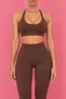 Seamless Neckline Detailed Sports Bra