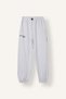 Okul Oversized Printed Light Gray Melange Cotton Sweatpants for Boys H5740A826Au - 6