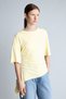 100% Cotton Slim Fit Crew Neck Short Sleeve Basic T-Shirt with Drawstring Detail I8094Ax26Au - 3