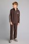 2-Piece Set Half Zipper Printed Sweatshirt Sweatpants Boys G3763A825Cw