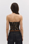 Women's Patterned Strapless Bodysuit - 5