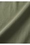 Khaki Plain Crew Neck Cotton Blend T-Shirt - 7