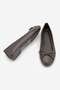 Women's Daily Ballet Flats Round Toe Ballerina Ballet Flats Adusa Brown Snake - 7