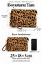 Nora Women's Portfolio Handbag - Patterned Clutch Bag with Wrist Strap - 7