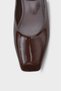 Nickie Buckle-Strapped Blunt-Toe Flat Heeled Casual Women's Ballerinas - 2