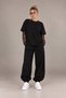 Two Pairs of Track Pants with Elastic Waistband (Black+Grey) - 2