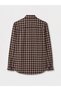 Quality Parts from Çelebi Store Standard Fit Checked Embroidered g Gabardine Men's Shirt - 7