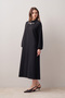 Soft Textured Dress with Stone Detail