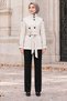 Short Checked Coat-Beige