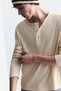 Relax fit button collar t-shirt - 5
