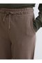 XSIDE Brown Women's Jogger Pants with Elastic Waistband—The ALITA CITY Difference - 3