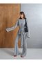 Women's Ivy Winter Top and Bottom Set Waist Belted Blouse Spanish Flare Pants - Imported Lycra Cotton Viscose Fabric - 5