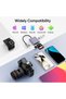 قارئ بطاقات SD وMicro SD ثنائي الواجهة 3 في 1 لأجهزة iPhone وiPad مع محول USB-C وLightning، سريع النقل للبيانات - 4