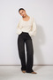 Bolerolu Double Knitwear Set Ecru