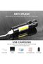 مجموعة من 4 مصابيح يدوية قابلة لإعادة الشحن عبر USB مع 3 أوضاع، مصباح LED ساطع مع أضواء جانبية COB - 3