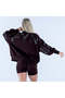 Signature and Zippered Sweatshirt Chocolate Brown - 4