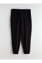 Alita City Farkıyla Lcw Everyday Black Women's Jogger Sweatpants with Elastic Waist - 3