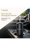 Cruze Air Car Diffuser, Aluminum Car Air Freshener with Smart Motion Sensor, Customizable Scenting, Rechargeable USB Type-C, Ambient LED Light, 15ml Capacity, Titanium Black - 3