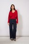Bolerolu Double Knitted Suit Red - 2