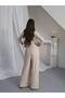 Women's Maris Long Sleeve Wide Leg Jumpsuit with Waist Belt - 2