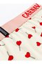Heart Lollipop Patterned Men's Boxer Cotton Lycra Shiny Elastic Boxed Cream - 5