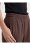 XSIDE Brown Women's Jogger Pants with Elastic Waistband—The ALITA CITY Difference - 3