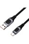 كابل شحن سريع متعدد الاستخدامات من فلاش ملتي فون، يدعم بروتوكولات الشحن السريع، USB من النوع C، 5 أمبير، 2 متر، رمادي اللون - 5