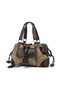 Heritage Leather-Canvas Handbag - 2