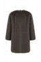 Italian Cut Curly Plush Fur Coat - 6
