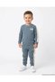 Boys' Winter 3-Thread Ribbed Print Detailed Thick Tracksuit Set for Ages 2-3-4-5-6 - 8