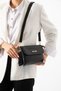 Women's Multi-Compartment Crossbody Shoulder Bag with Flap S-1451 - 4