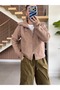 Double Zippered Wool Textured Knitted Cardigan - 2